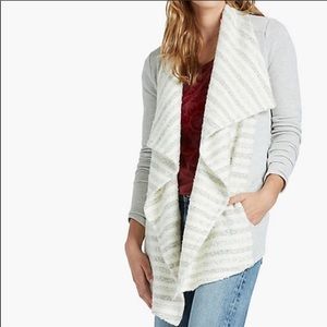 Lucky Brand Open Wrap Wool blend Sweater
